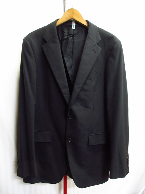 コムサメン テーラードジャケット メンズLL XL 黒 コムサデモード フォーマル ブラックジャケット ブレザー ビジネス スーツ 11061拍卖