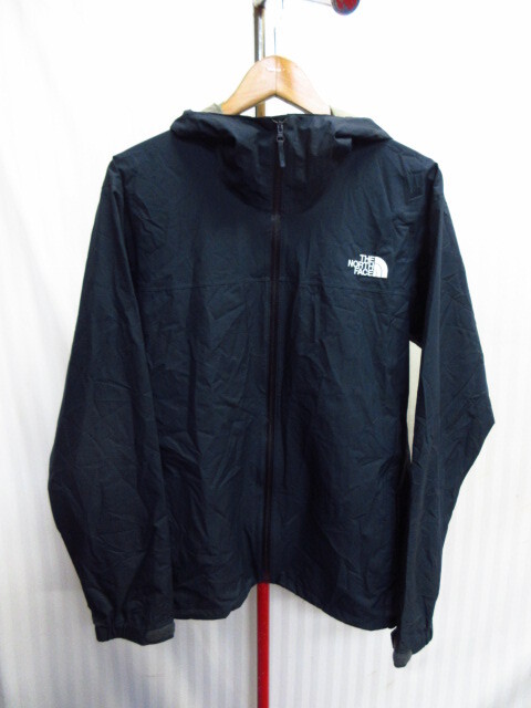 ノースフェイス マウンテンパーカー メンズL 紺 防水シェルジャケット フード付きベンチャージャケット アウトドアフーディー 11071拍卖