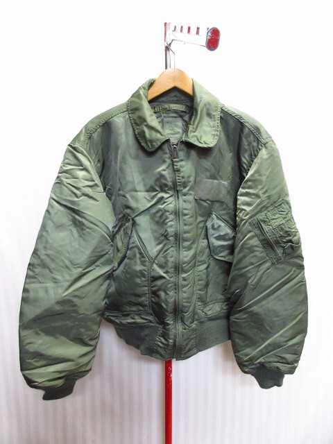 USA製 ALPHA アルファ CWU-45/P メンズL MA-1 フライトジャケット ボンバージャケット 中綿ジャンパー 防寒ミリタリーコート 02111拍卖