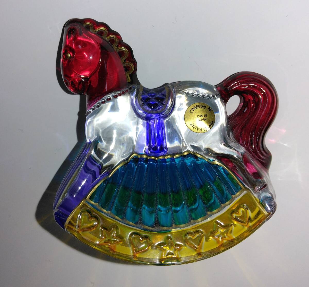 イタリア ムラーノガラス ロッキングホース 午年拍卖