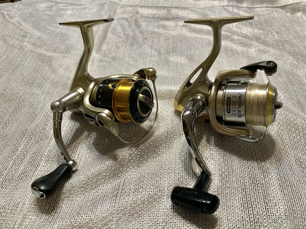 ■シマノ ツインパワー Mg 2500HGS ■シマノ AERLEX C3000拍卖