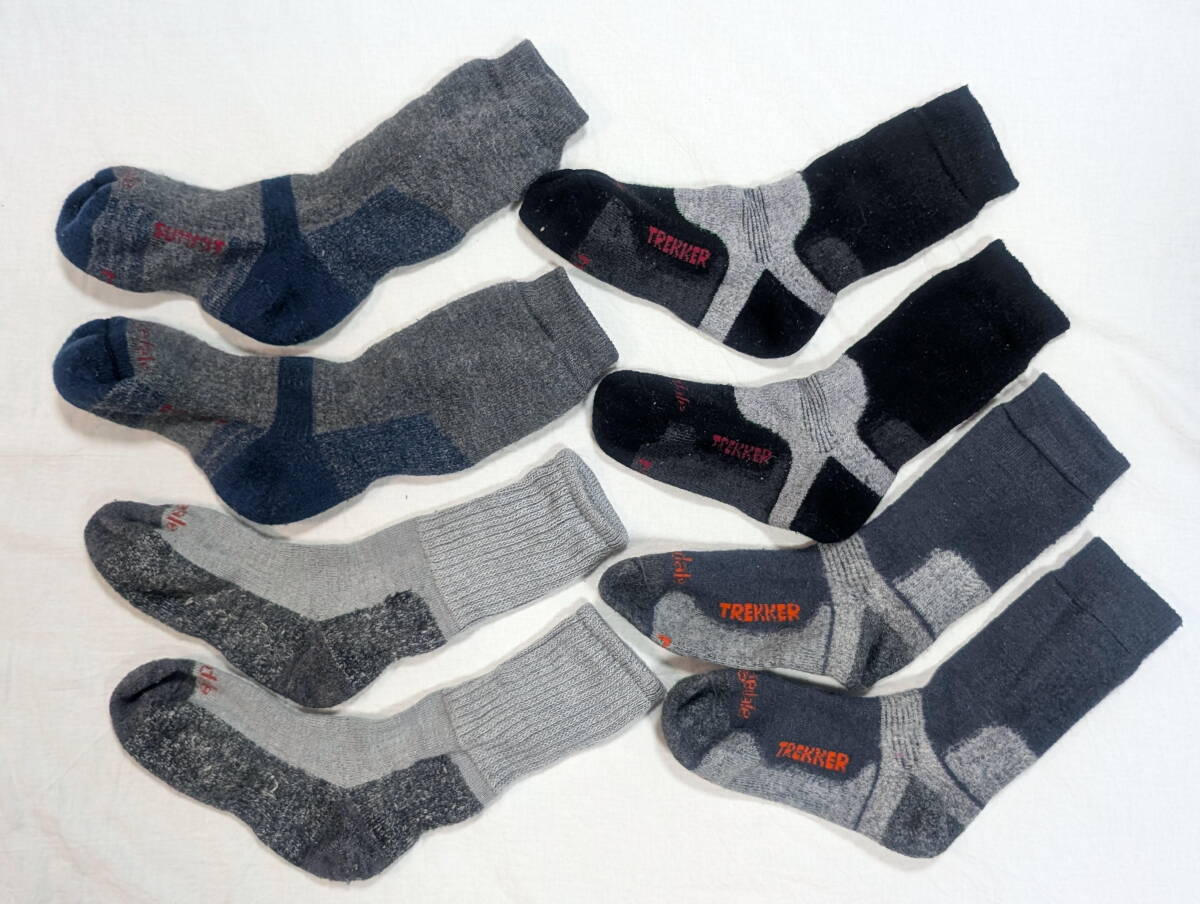 ブリッジデイル(Bridgedale)トレッキング・ソックス 4足(Men'sのM)拍卖