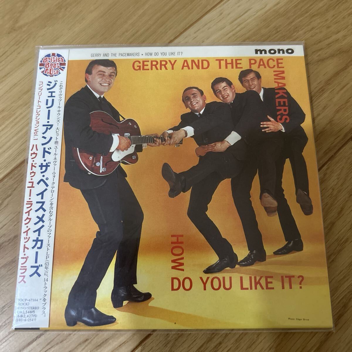 紙ジャケCDワンオーナー品◯ジェリー・アンド・ザ・ペイスメイカーズ/ハウ・ドゥ・ユー・ライク・イット 東芝TOCP-67104 2003年発売 拍卖