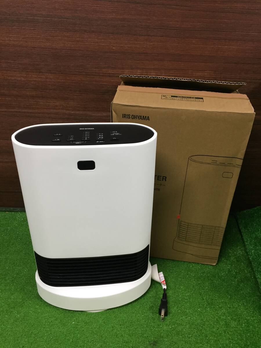 □ ① アイリスオーヤマ 大風量セラミックファンヒーター KCH-LWSW121-W ホワイト 2024年製 空調家電 暖房器具 9-1拍卖