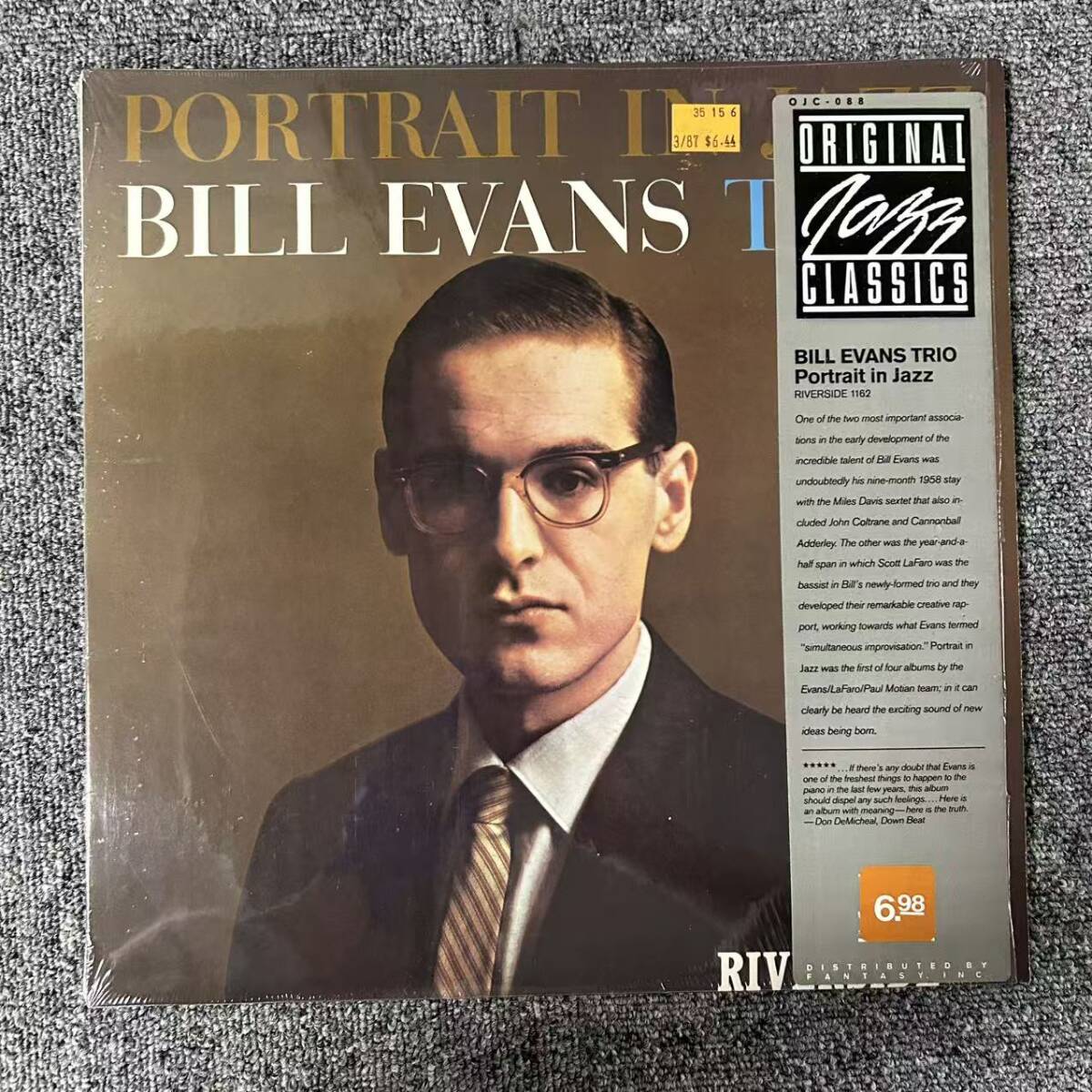 ★・【LP】Bill Evans Trio - Portrait In Jazz OJC-088 (RLP-1162) ビル・エヴァンス・トリオ ジャズ/DNQ110540拍卖