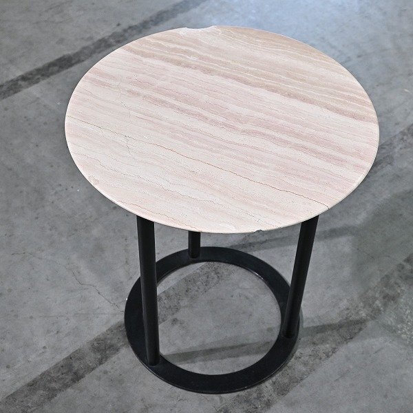 ★arflex 11万「UVI」サイドテーブル 大理石 ラウラ ・ グリツィオッティ コーヒー ナイト エンド ラウンド アルフレックス_カッシーナ拍卖