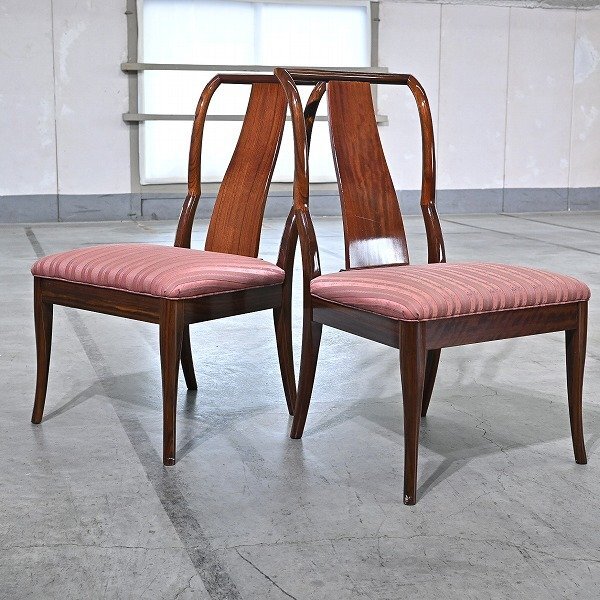 カリモク家具 domani 30万「Froza」ハイバックチェア 2脚セット ダニエラ材 ダイニング リビング クラシカル karimoku ドマーニ フォルザ拍卖