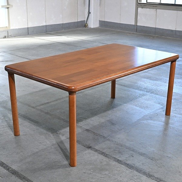 オールドカリモク ダイニングテーブル オーク無垢材 リビング ナチュラル 食卓 机 作業台 ナラ 楢 karimoku_60 マルニ モモナチュラル拍卖