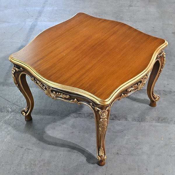 イタリアンビンテージ センターテーブル マホガニー材 ヨーロピアン コーヒー カフェ アンティーク調 クラシカル_Medea メデア ドレクセル拍卖