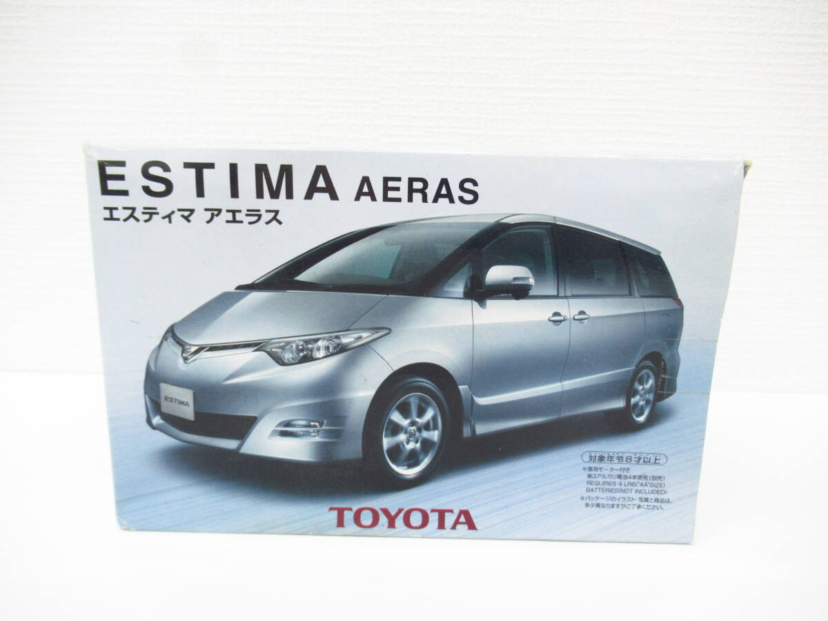 1433 玩具祭 トミテック トヨタ エスティマ アエラス ラジコン 未開封 組立式 エアロアールシー TOMY TOMITECH ESTIMA AERAS AERO RC拍卖