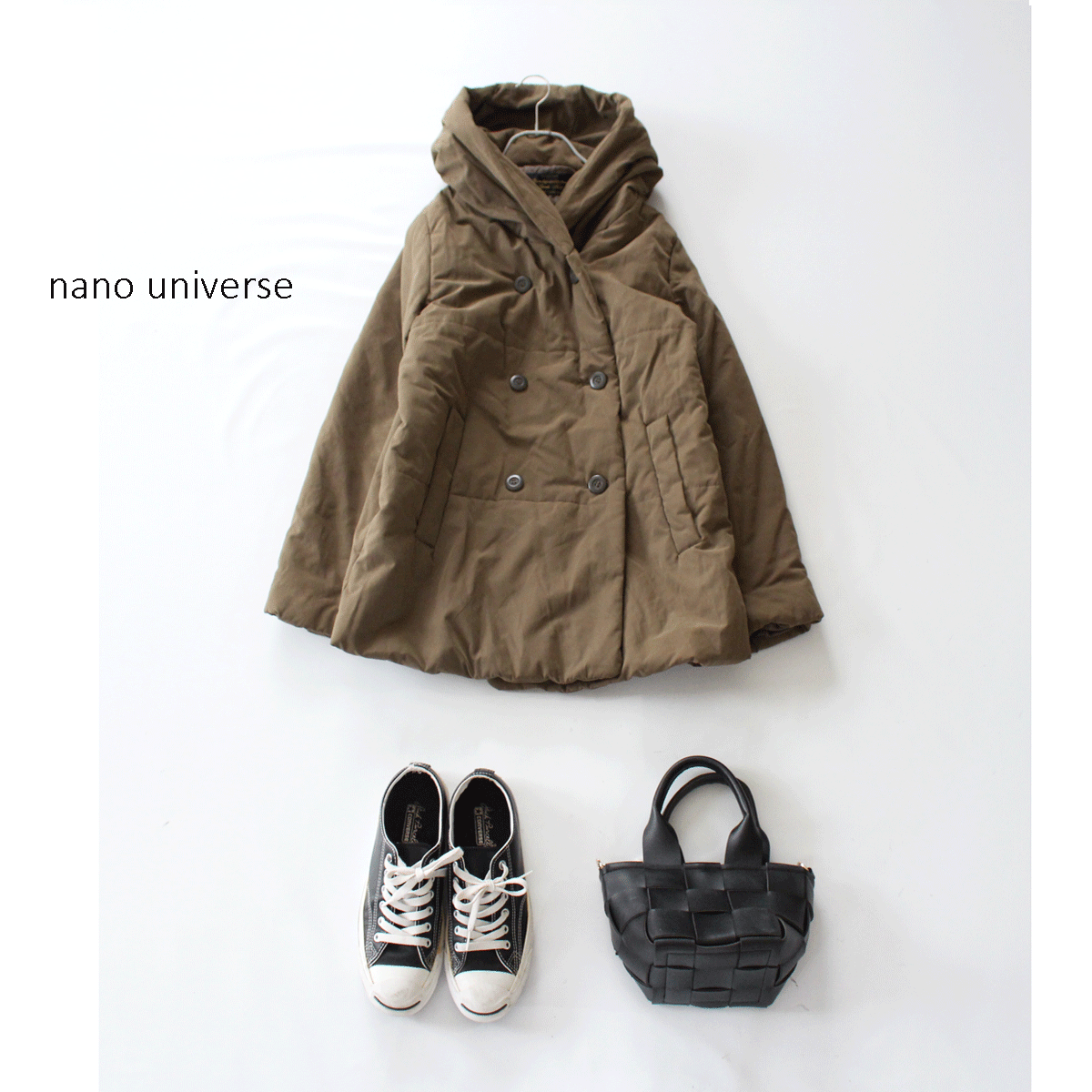 nano universeナノユニバース★中綿フーディブルゾン★拍卖