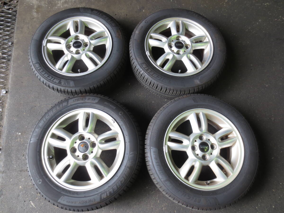 BMW ミニクーパー 純正15インチホイール 175/65R15 ミシュラン 2024年製造 良品 ②拍卖