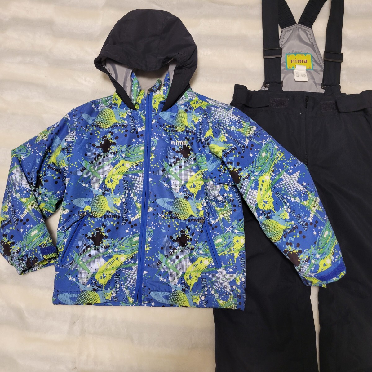 120cm nima スキーウェア スノーボード 男の子拍卖