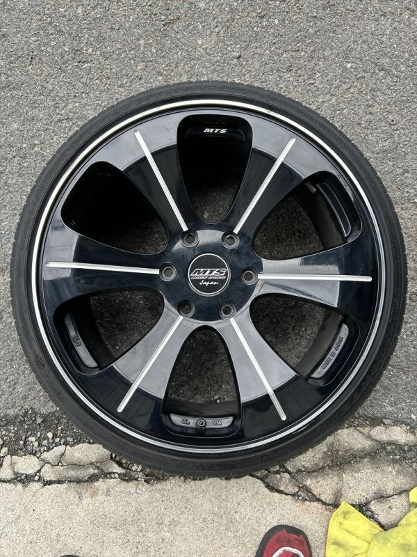 MTS MJ20-03S ブラック 8.5J×20+38 139.7-6H ハイエース用 アルミのみ 4本拍卖