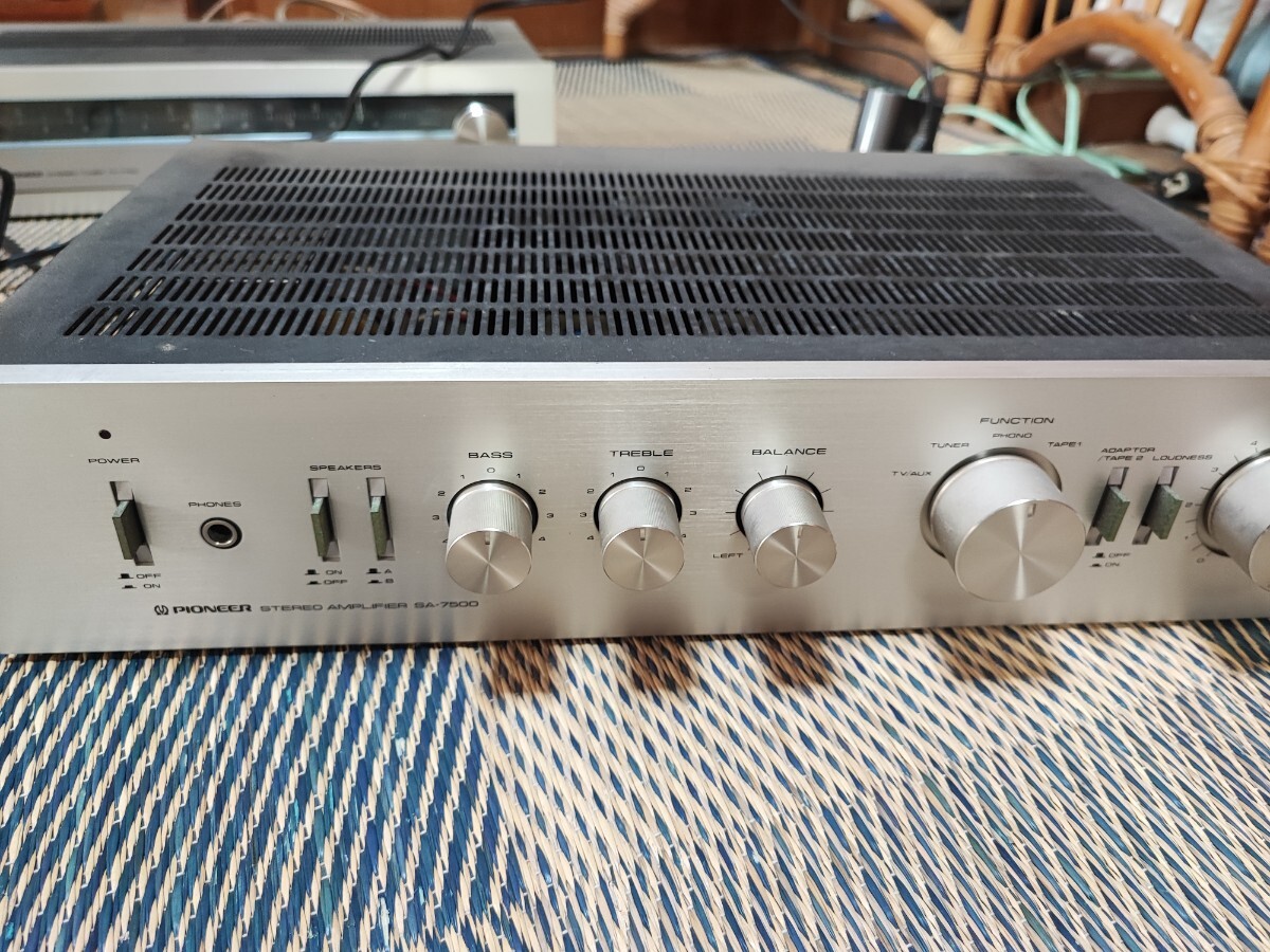 パイオニア PIONEER STEREO アンプ AMPLIFIER SA-7500 通電確認済み拍卖