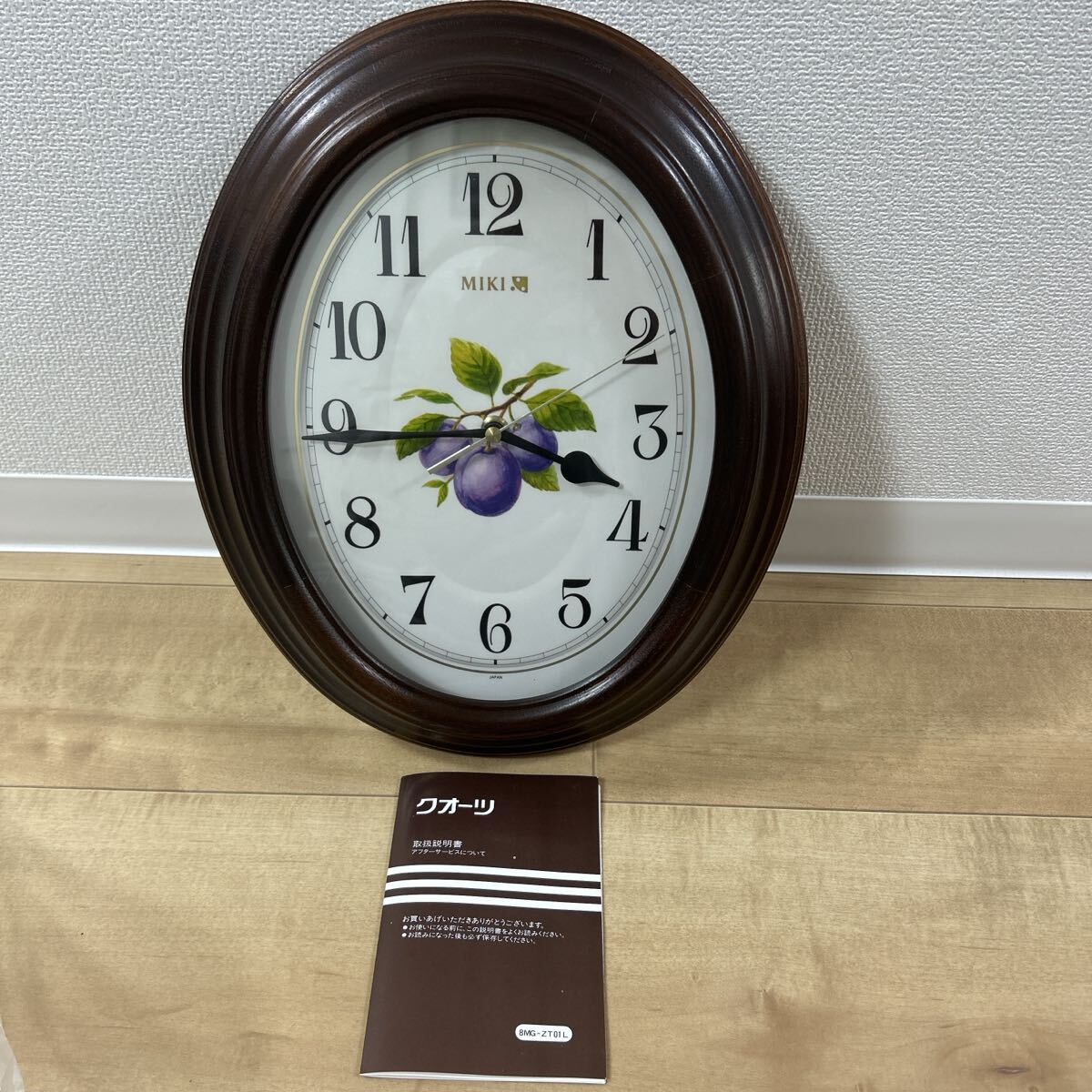 新品 ミキプルーン 掛け時計 リズム時計拍卖