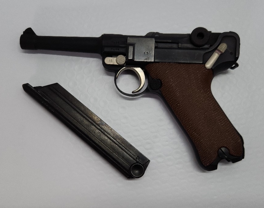 △TANAKA(タナカ) LUGER(ルガー) P08 4インチ ヘビーウェイト(HW) 1918モデル ガスブローバック(GBB) ガスガン ドイツ軍 WW1 WW2 拍卖