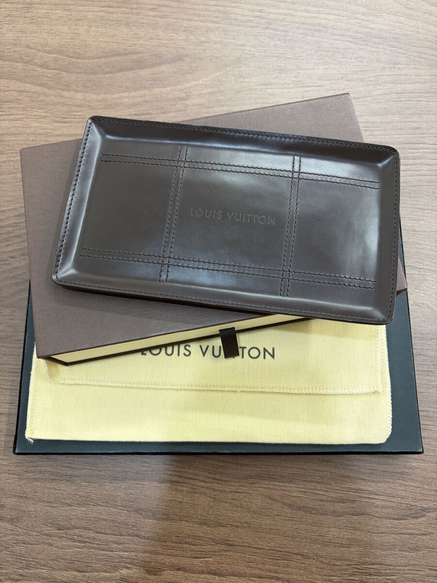 【未使用品】【美品】【レア】 【箱】【保存袋】ルイヴィトン LOUIS VUITTON キャッシュトレー 拍卖