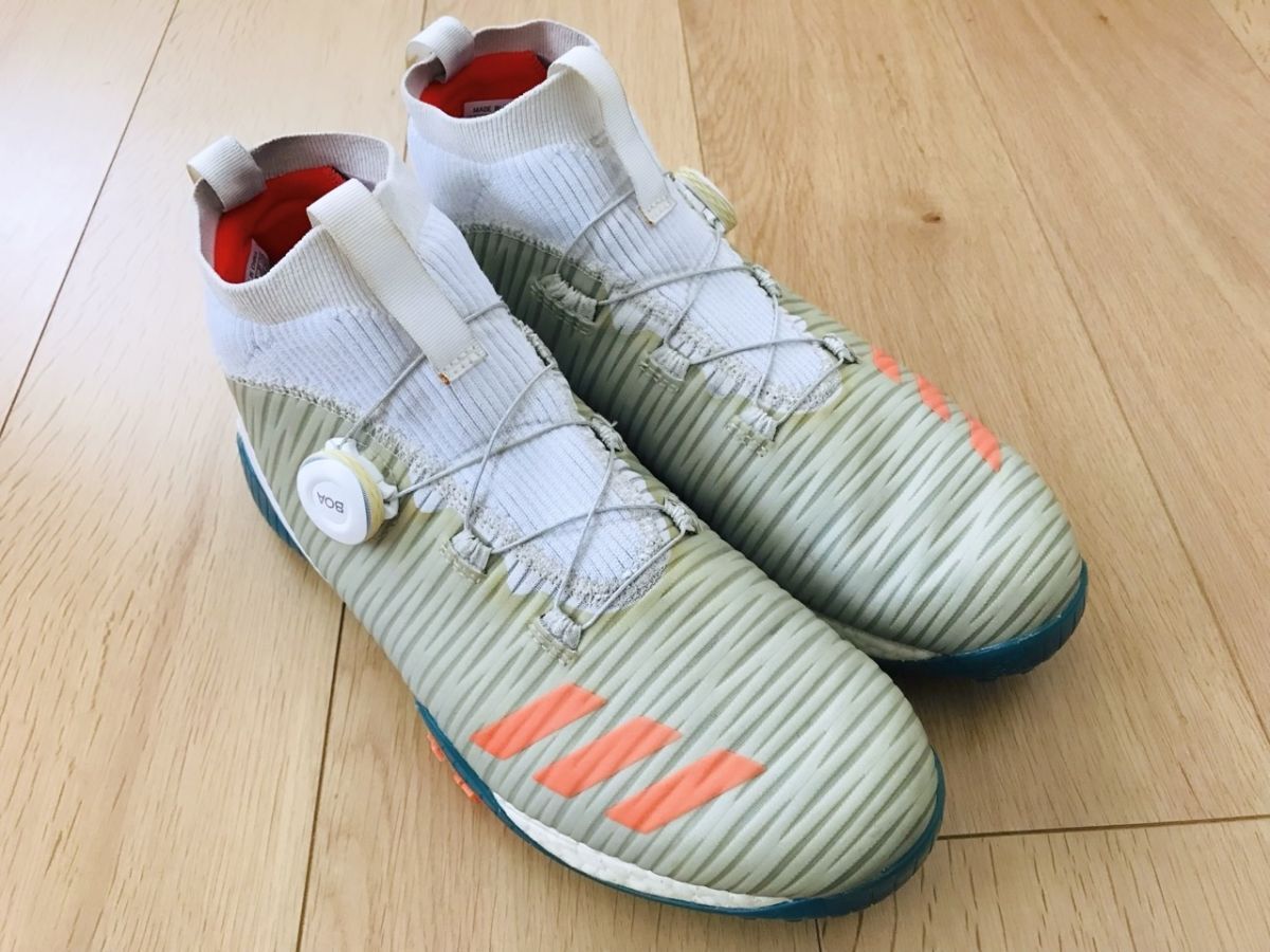 adidas*ダイヤル式ゴルフシューズ*グレー系*JP-26.5拍卖