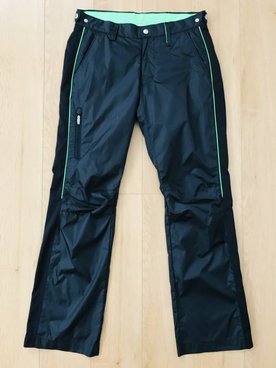 【良品】adidas*裏地付ドライパンツ*黒*W79拍卖