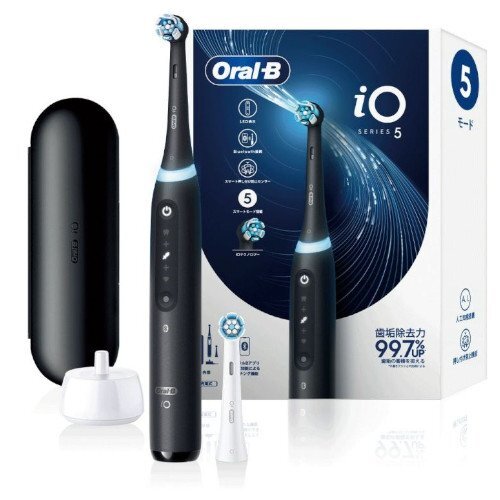新品 ブラウン オーラルB iO5 マットブラック 電動歯ブラシ iOG52J62KBK拍卖