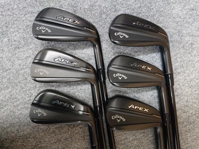 @【中古】 セレクトストア 数量限定 キャロウェイ APEX Ti FUSION チタン #6-PW AW 6本 グラファイトデザイン RAUNE ラウネ i90 (R)拍卖