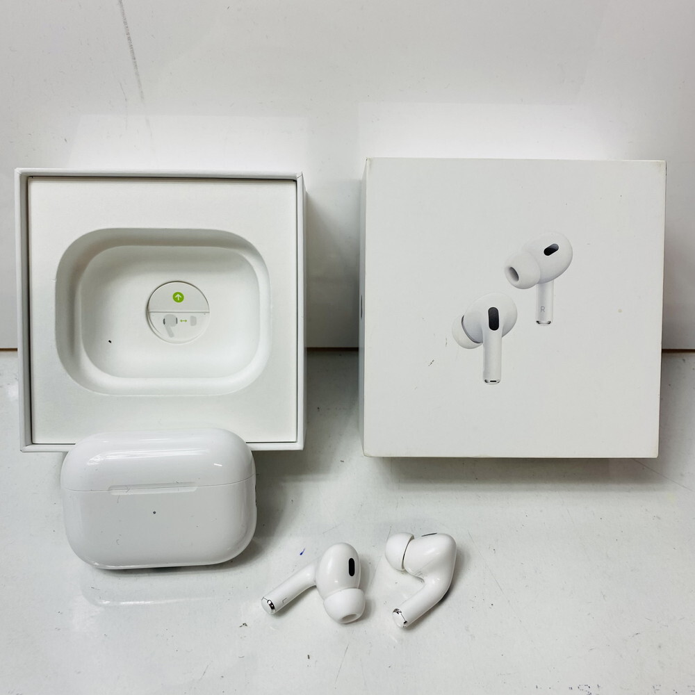 ICH 【中古美品】 Apple アップル エアポッズ プロ Air Pods Pro 第2世代 箱付 動作確認済 〈093-251106-AA-43-ICH〉拍卖