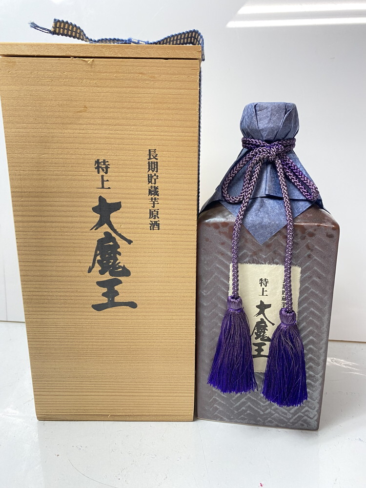 ICH (宮城県内のみ発送) 【ジャンク品】 未開栓 特上 大魔王 本格焼酎 600ml 36度 〈214-251104-AA-13-ICH〉拍卖