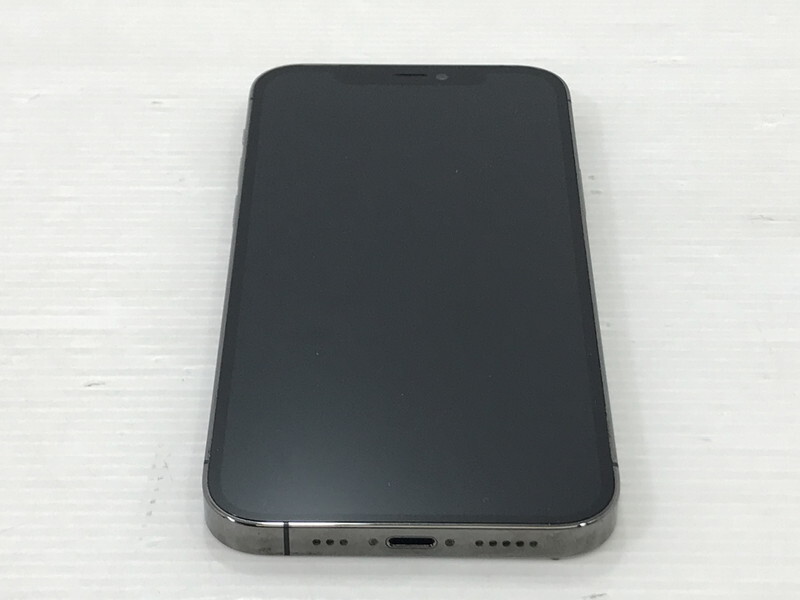 TAG【現状渡し品】★iPhone 12 Pro 128GB グラファイト SIMフリー ★検品済 ★本体のみ ★バッテリー修理履歴あり〈109-251104-TI-13-TAG〉拍卖