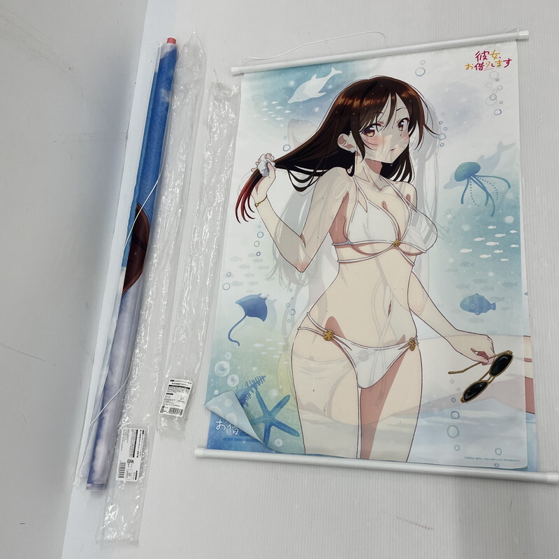 TEI【現状渡し品】くじまとめ 彼女お借りします 水着と彼女 A賞 水原千鶴 S-1-1賞 水原千鶴 等身大タペストリー〈053-251102-TS-05-TEI〉拍卖