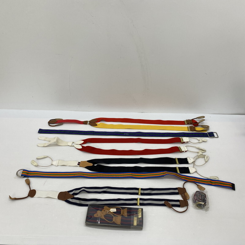TEI【中古】USED ベルト サスペンダー ナイロン 古着 アメカジ まとめ売り 8点〈208-251104-TS-13-TEI〉拍卖