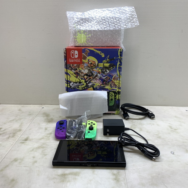 MIN【現状渡し品】Nintendo Switch 有機ELモデル スプラトゥーン3 エディション ニンテンドー スイッチ〈034-251105-ks-04-FUR〉拍卖