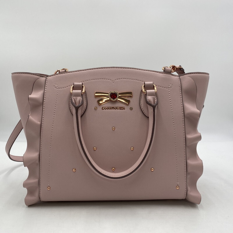 TEI【中古】SAMANTHA VEGA サマンサ ベガ リボンスタッズフラッター ピンク 2WAY バッグ 〈188-251106-YO-21-TEI〉拍卖