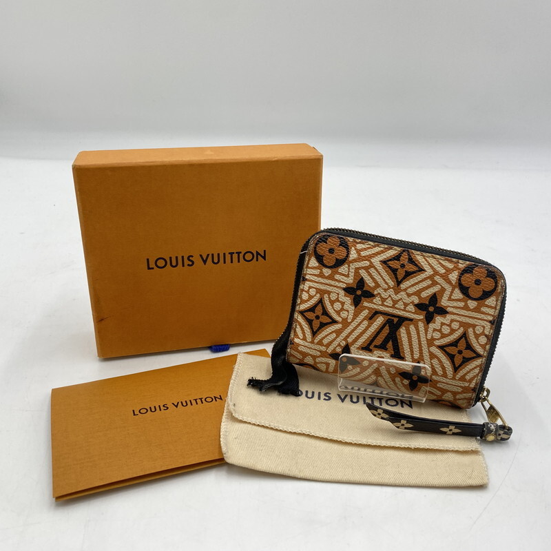 TEI【ジャンク品】LOUIS VUITTON ルイヴィトン LVクラフティ ジッピーコインパース M69496 財布〈179-251106-YO-14-TEI〉拍卖
