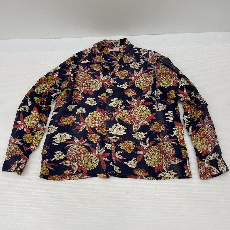TEI 【現状渡し品】 SUN SURF サンサーフ SUNSURF SS23851 LS HAWAIIAN SHIRT 長袖 アロハ サイズS 破れ有 〈145-251103-TS-16-TEI〉拍卖