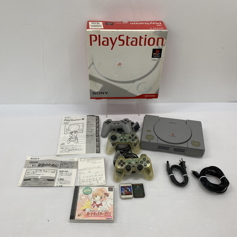 TEI【現状渡し品】SONY PlayStation 初代PS・周辺機器・ソフトセット カードキャプターさくら 〈023-251108-TS-15-TEI〉拍卖