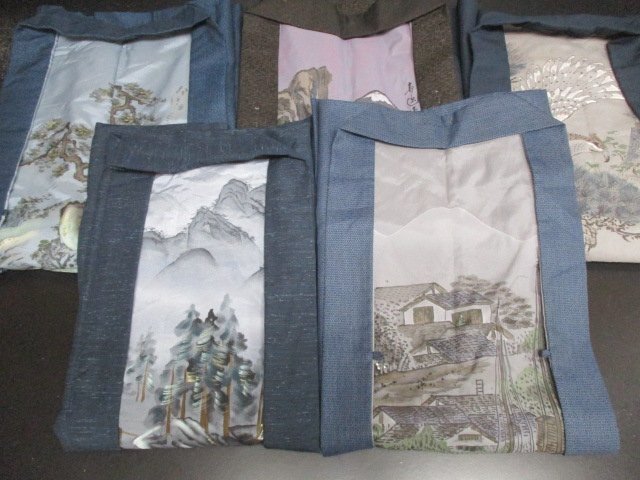 中古 カッコいい ウール 羽織 リメイク 羽裏 額裏 肩裏 裏地 男性用 まとめて5点 和装 和服 和柄 お稽古 初心者【夢職】☆☆☆拍卖