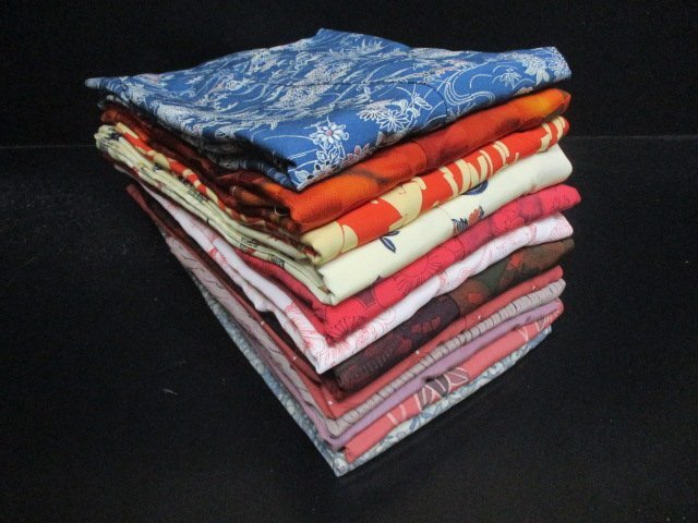 1円 中古 羽織 道行着 道中着 リメイク 12点まとめて 和服 和装 和柄 可愛い お洒落 日本 着付け お稽古 お茶会【夢職】☆☆☆拍卖