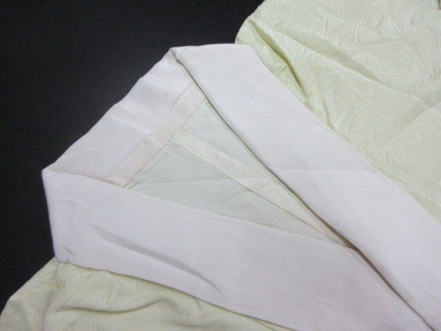 1円 中古 長襦袢 正絹 式典 和装 和服 アンティーク 幾何学抽象 単衣 お洒落 身丈125cm 裄62cm【夢職】★拍卖