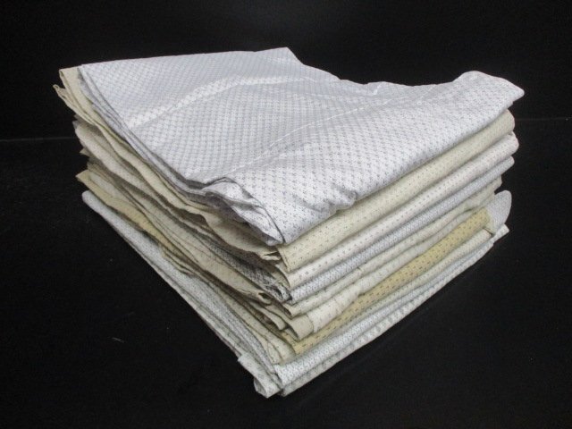 1円 中古 大量 単衣 日本 麻 綿 上布 夏物 古布 絣 まとめ 着物 10点 着付け 練習 ◆逸品◆【夢職】☆拍卖