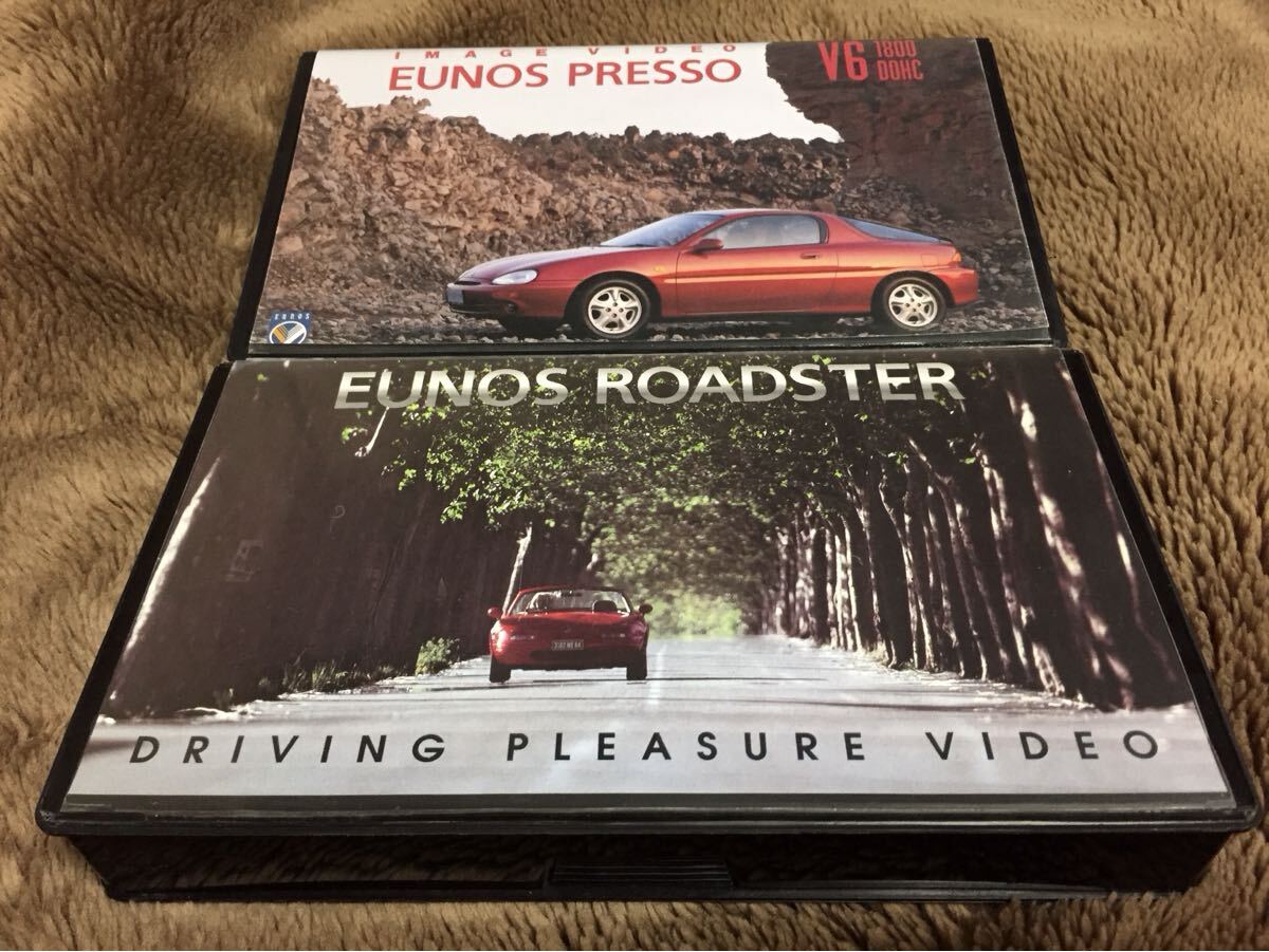 【営業用 非売品 2本】ユーノス ロードスター & プレッソ ディーラー用 ビデオ VHS EUNOS Roadster NA PRESSO マツダ MAZDA拍卖