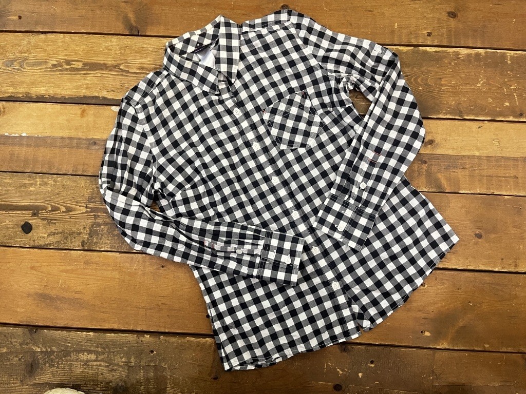patagonia パタゴニア レディース チェックシャツ ギンガムチェック size0 ボタン USED拍卖