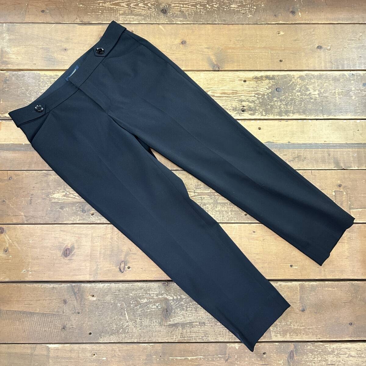 BURBERRY LONDON / バーバリー ロンドン センタ―プレススラックスパンツ レディース サイズ38 B1R08-406-09 レーヨン混 USED拍卖