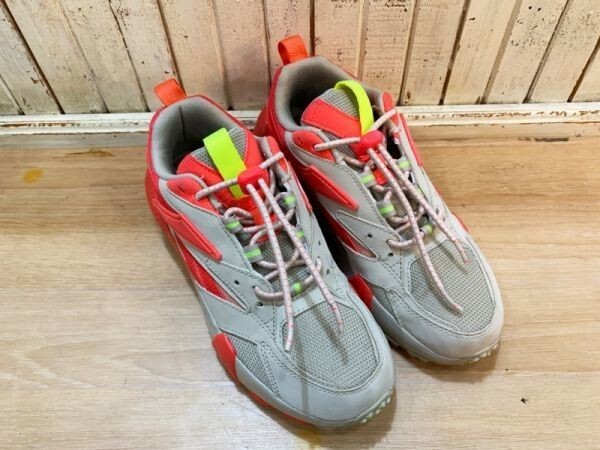 53★Reebox/リーボック AZTREK DOUBLE MIX TRAIL EF9140 23.5cm アズトレック ダブル ミックス トレイル ベージュ×ピンク★拍卖