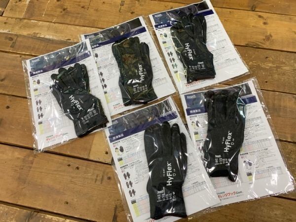新品★HyFlex/ハイフレックス 耐切創レベル4 超軽量手袋 11-541 保護性能 熱に耐えられる 柔軟で快適な履き心地 ★拍卖