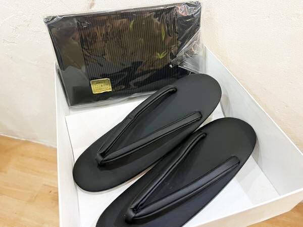 ★未使用 和装 冠婚葬祭 小物2点セット 草履/バッグ フォーマル レディース FREEサイズ ★拍卖