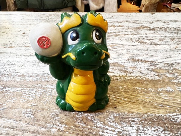 昭和レトロ JA農協/信連/農林中金 辰 ドラゴン ソフビ貯金箱 フィギュア ヴィンテージ コレクション レトロ雑貨拍卖