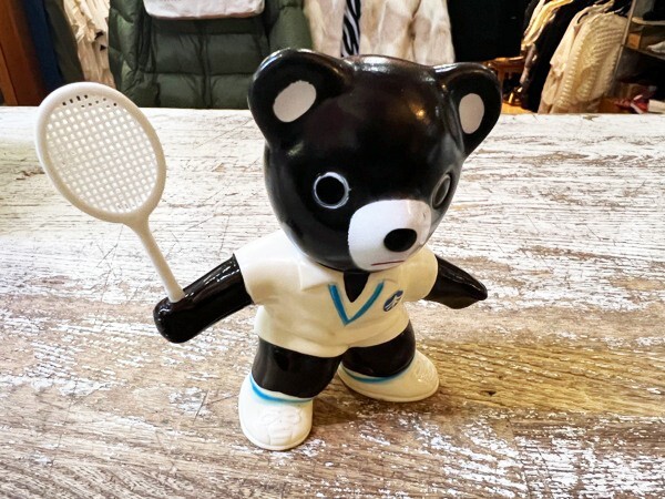 当時物 北海道拓殖銀行 たくぎん ソフビ 貯金箱 テニス フィギュア 昭和レトロ ヴィンテージ コレクション レトロ雑貨拍卖