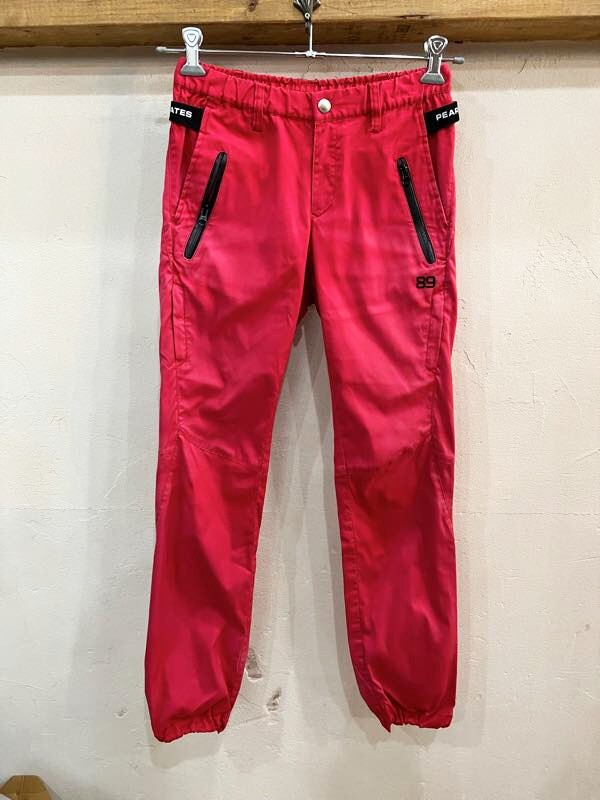 513★PEARLY GATES/パーリーゲイツ ベルクロロゴテープレディースゴルフパンツ ロングパンツ ゴルフウェア ボトム ピンク系 サイズ0 ★拍卖