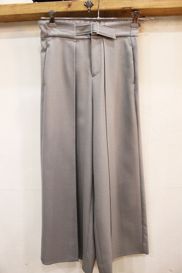 696★FENNEL/フェンネル ハイウエストフレアパンツ レディースボトム カジュアル オフィス グレー系 Mサイズ ★拍卖